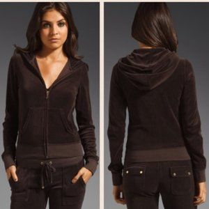 Juicy Couture Brown Velour Jacket